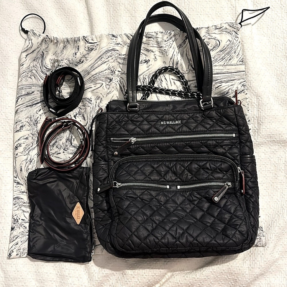 MZ WALLACE CROSBY MAGAZINE TOTE